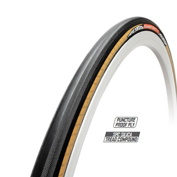 700 x 25mm Black-Black Tufo C Hi-Composite Carbon Tubular Clincher Tyre 