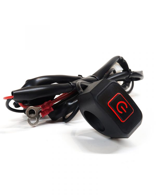 Waterproof-Complete-cable-with-red-led-ON-OFF-switch-spal-fan-extreme-parts-exed-parts.1