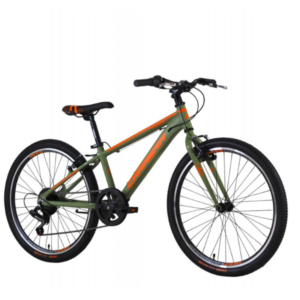 Carrera Junior Rigid 24'' AL 7sp VB Khaki Orange